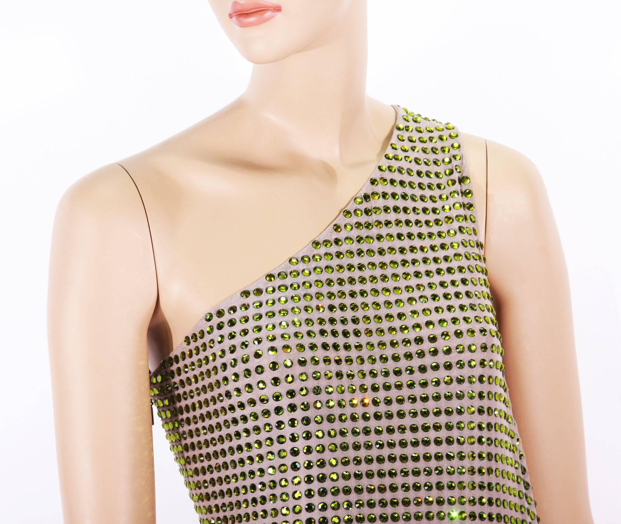 gucci crystal dress
