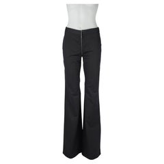 Tom Ford for Gucci Vintage 2000 Black Slim Flared Trousers IT 40