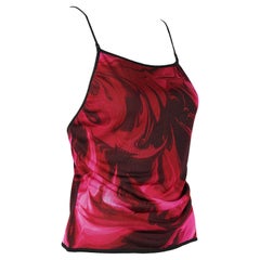 Tom Ford for Gucci Vintage Fall/Winter 2001 Lava Print Top Size M