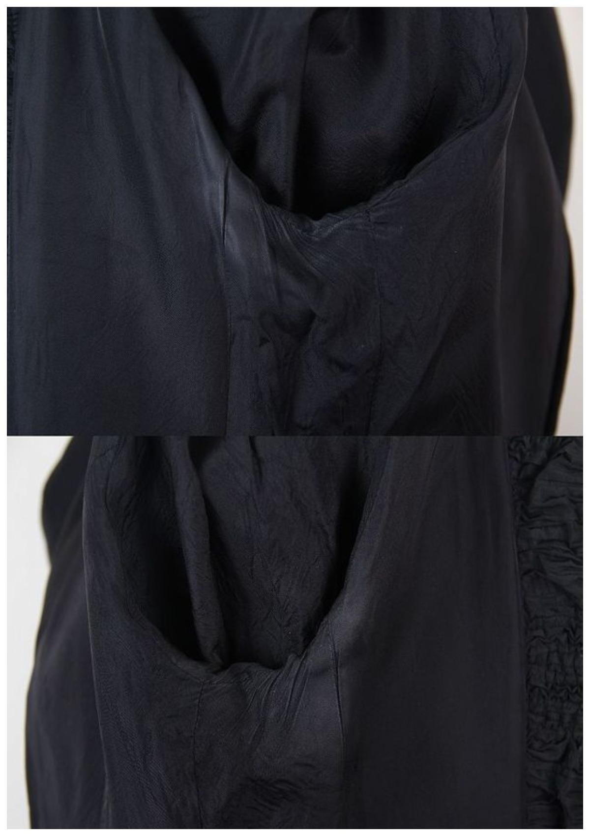 FW 2001 TOM FORD for YSL Runway wool Blazer with Ruffle Detailing (black) FR38 For Sale 2