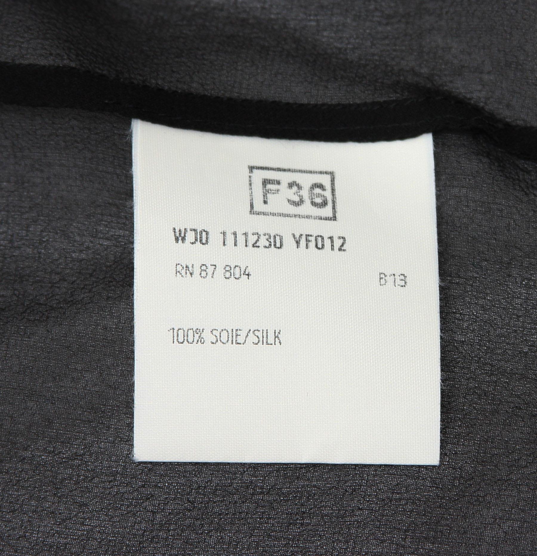 Tom Ford for Yves Saint Laurent 2001-2003 Collection Silk Top Velvet Skirt Suit  For Sale 12