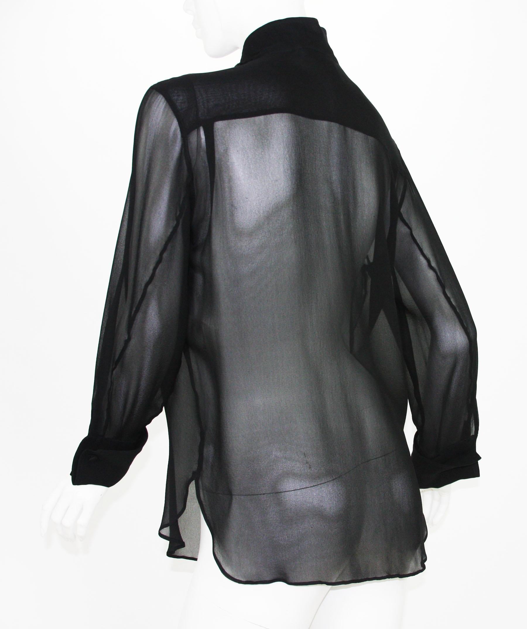 Tom Ford for Yves Saint Laurent 2001-2003 Collection Silk Top Velvet Skirt Suit  For Sale 1