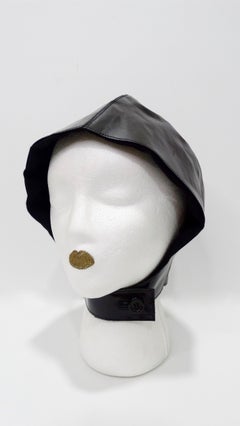 Tom Ford for Yves Saint Laurent Black Leather Flight Cap