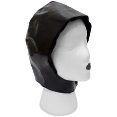 Tom Ford for Yves Saint Laurent Black Leather Flight Cap 