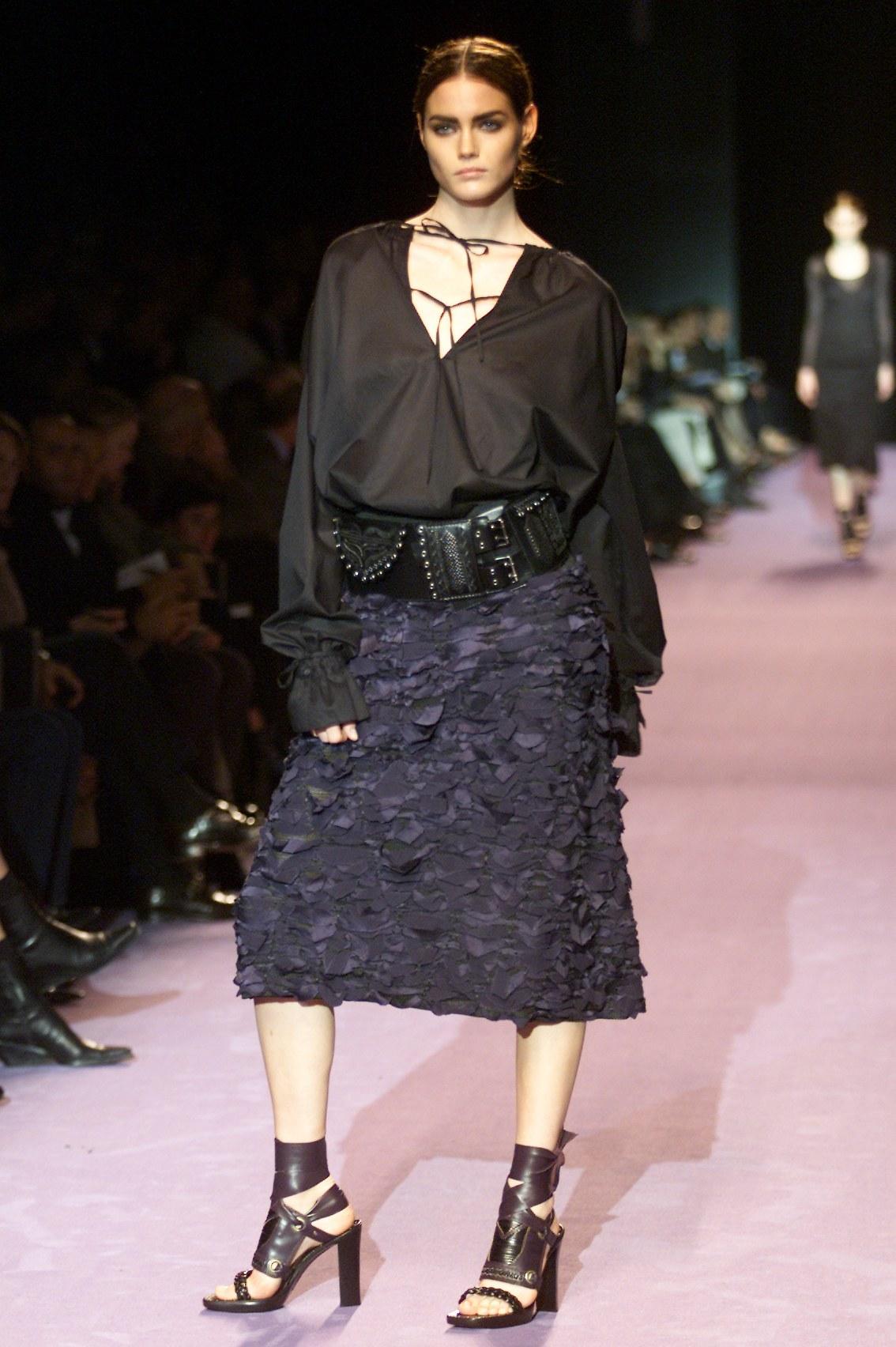 Tom Ford pour Yves Saint Laurent - Large ceinture en cuir avec poche secrète, automne/hiver 2001   en vente 5