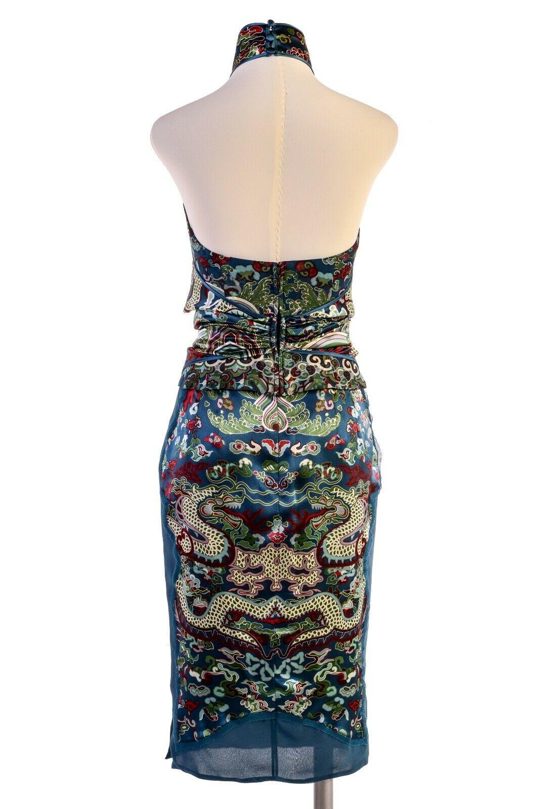 Tom Ford for Yves Saint Laurent F/W 2004 Chinoiserie Collection Skirt Set Fr. 38 4