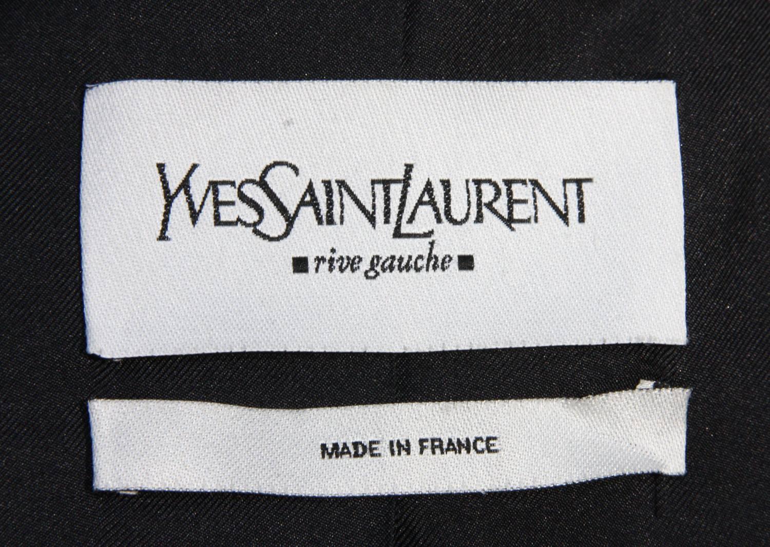  Tom Ford pour Yves Saint Laurent F/W 2004 - Veste de smoking chinoiseries Fr.42  US 10 en vente 2