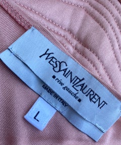 Tom Ford for Yves Saint Laurent F/W 2004 Collection Peach Skirt Suit size L