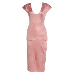 Tom Ford for Yves Saint Laurent Colección F/W 2004 Traje falda melocotón talla L