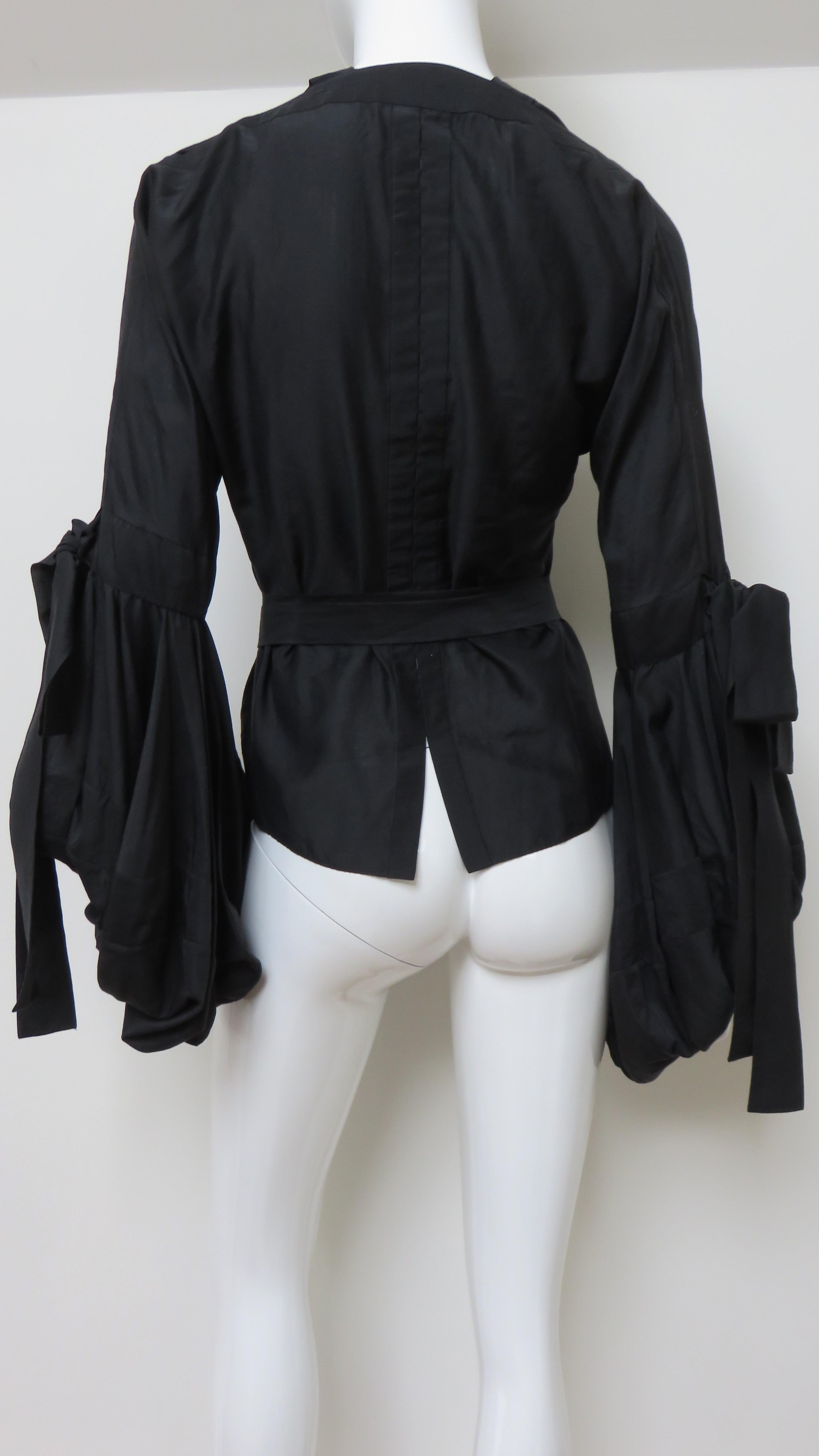Tom Ford for Yves Saint Laurent Lace up Blouse F/W 2002 7