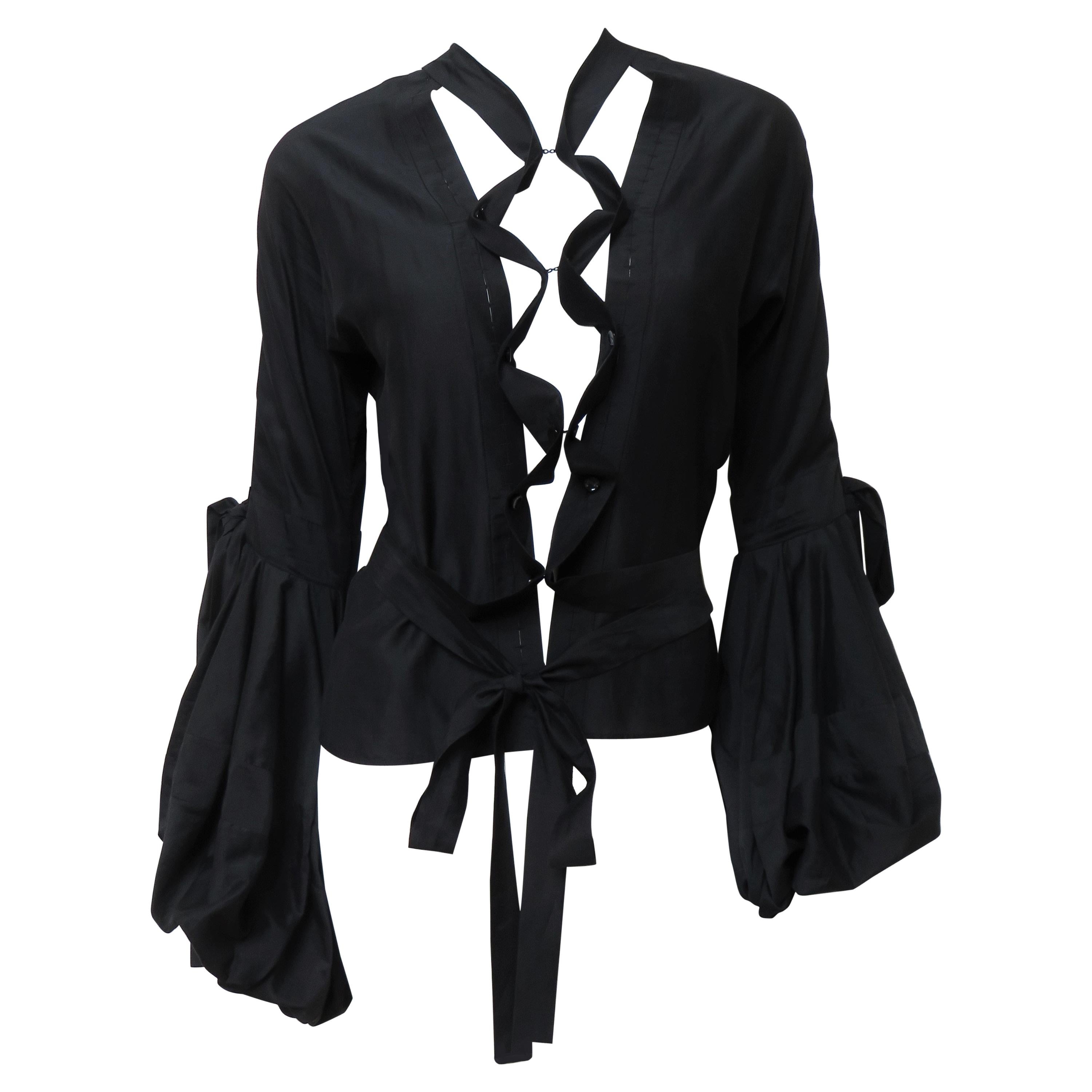 Tom Ford for Yves Saint Laurent Lace up Blouse F/W 2002