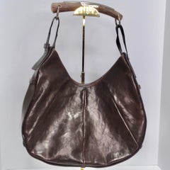 Tom Ford for Yves Saint Laurent Mombasa Brown Lederhandtasche