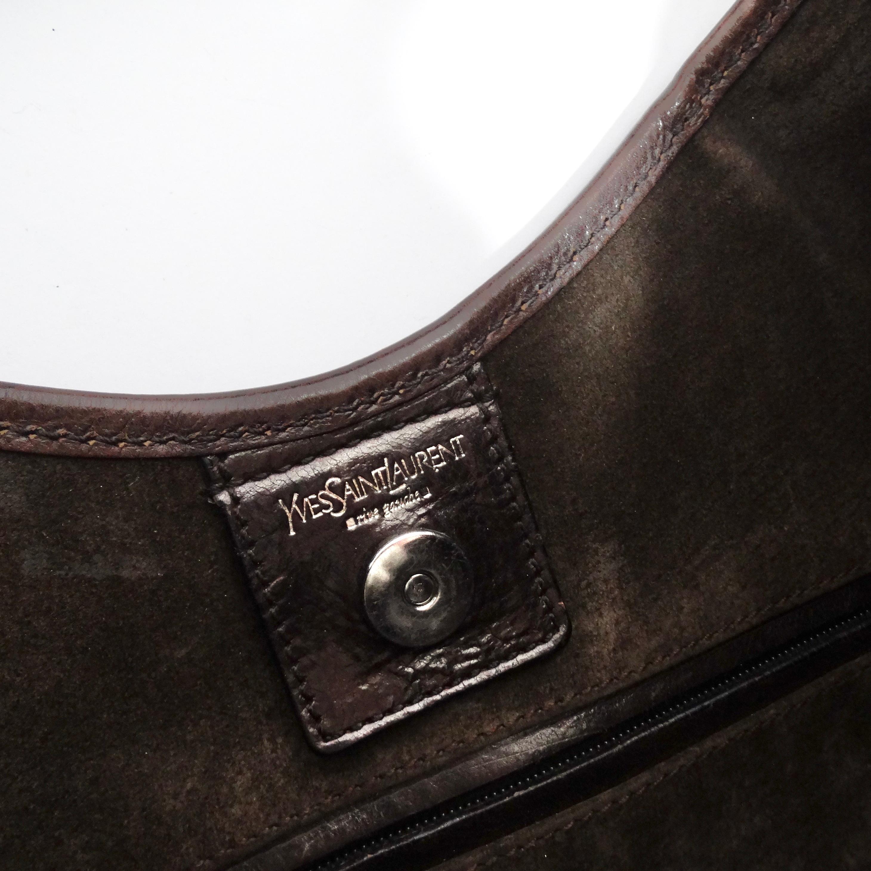 Tom Ford For Yves Saint Laurent Mombasa Brown Leather Handbag 5