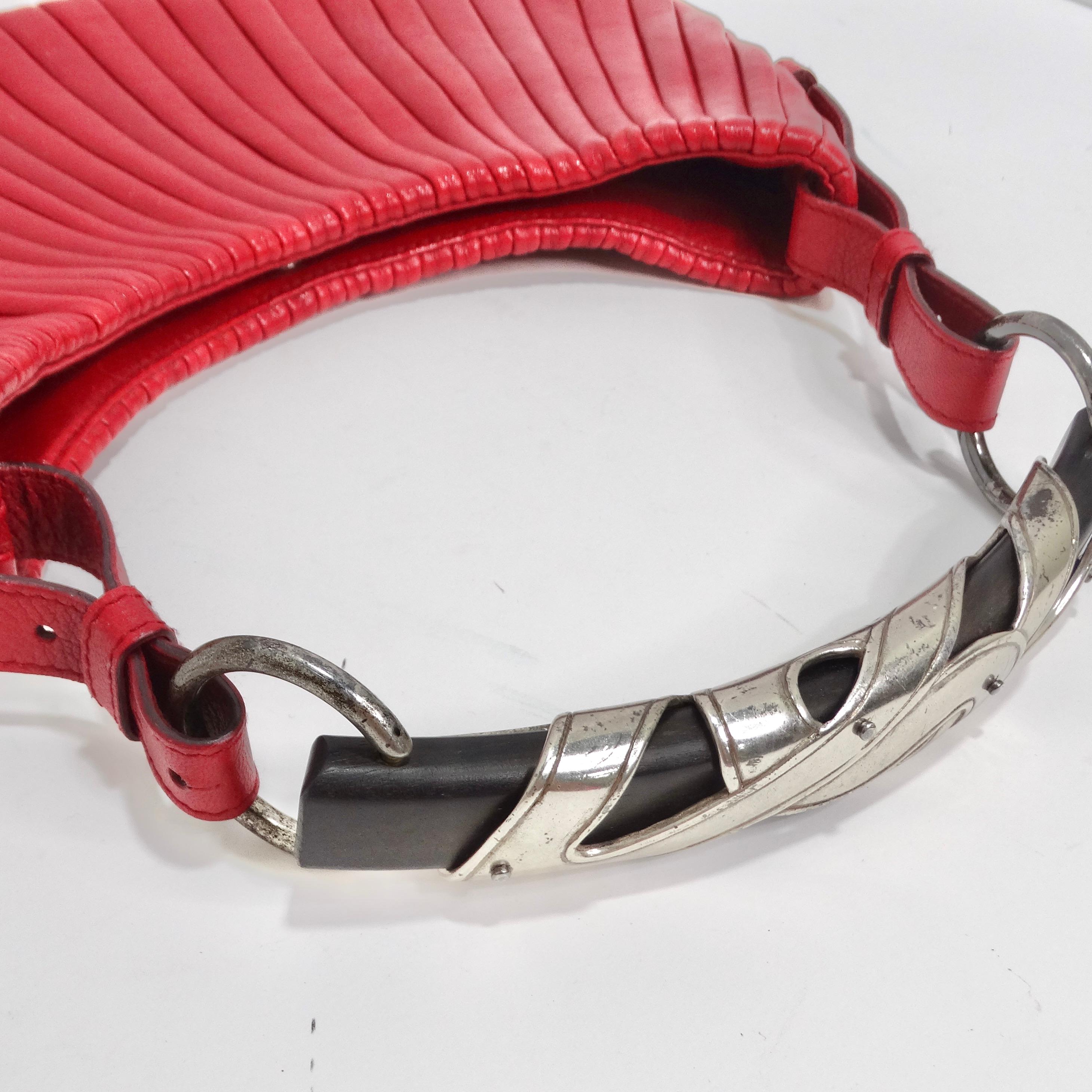 Tom Ford For Yves Saint Laurent Mombasa Red Leather Handbag 2