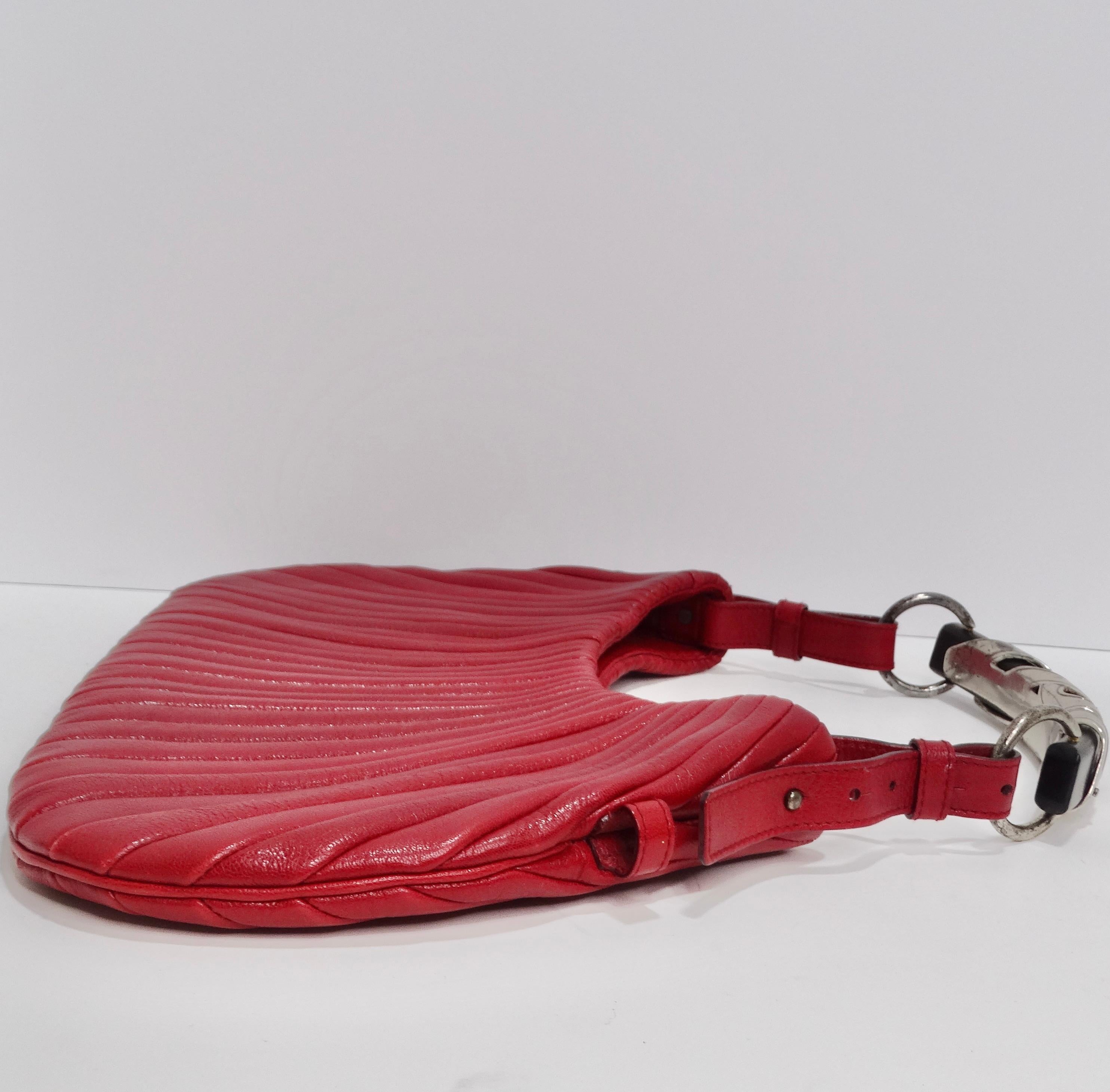 Tom Ford For Yves Saint Laurent Mombasa Red Leather Handbag 4
