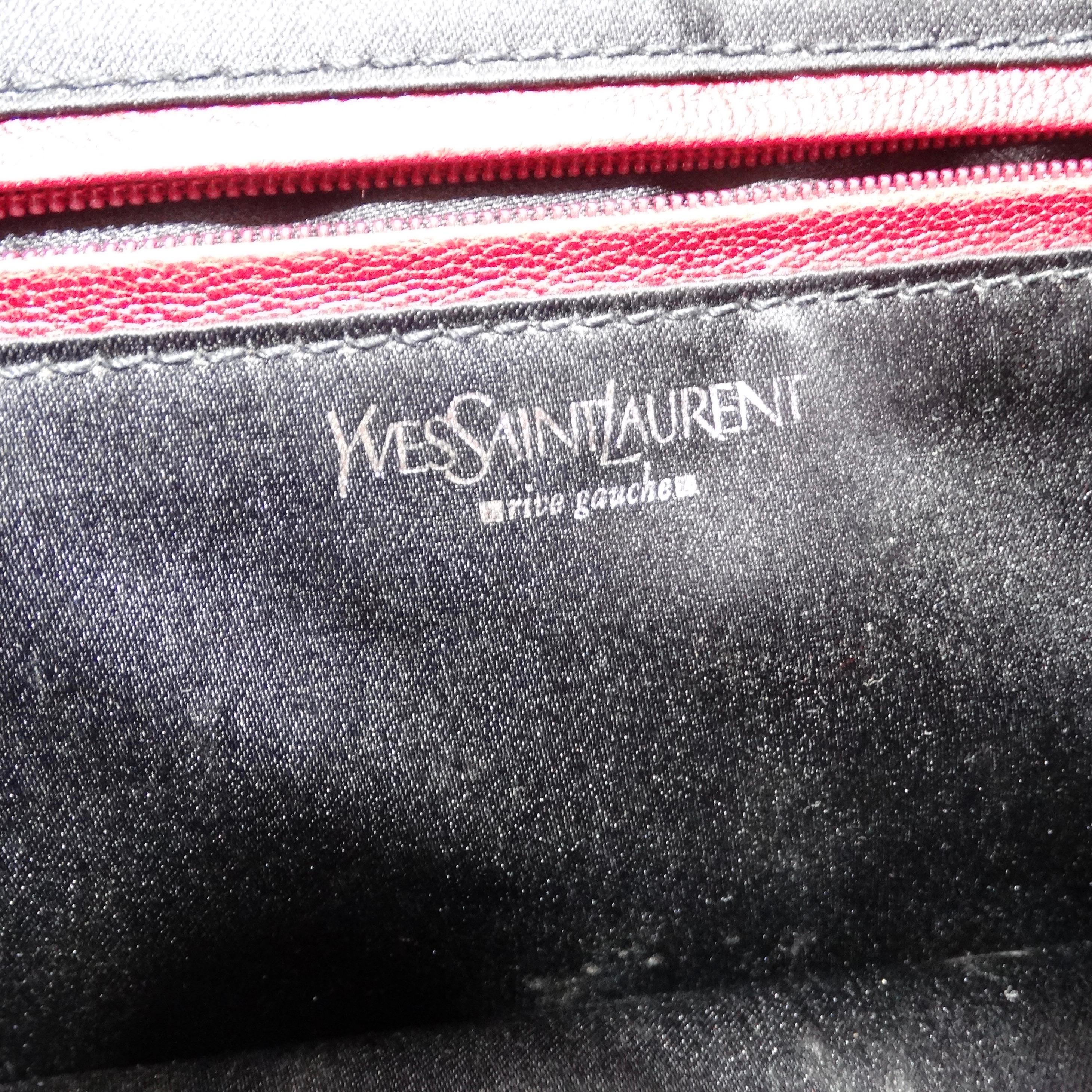 Tom Ford For Yves Saint Laurent Mombasa Red Leather Handbag 5