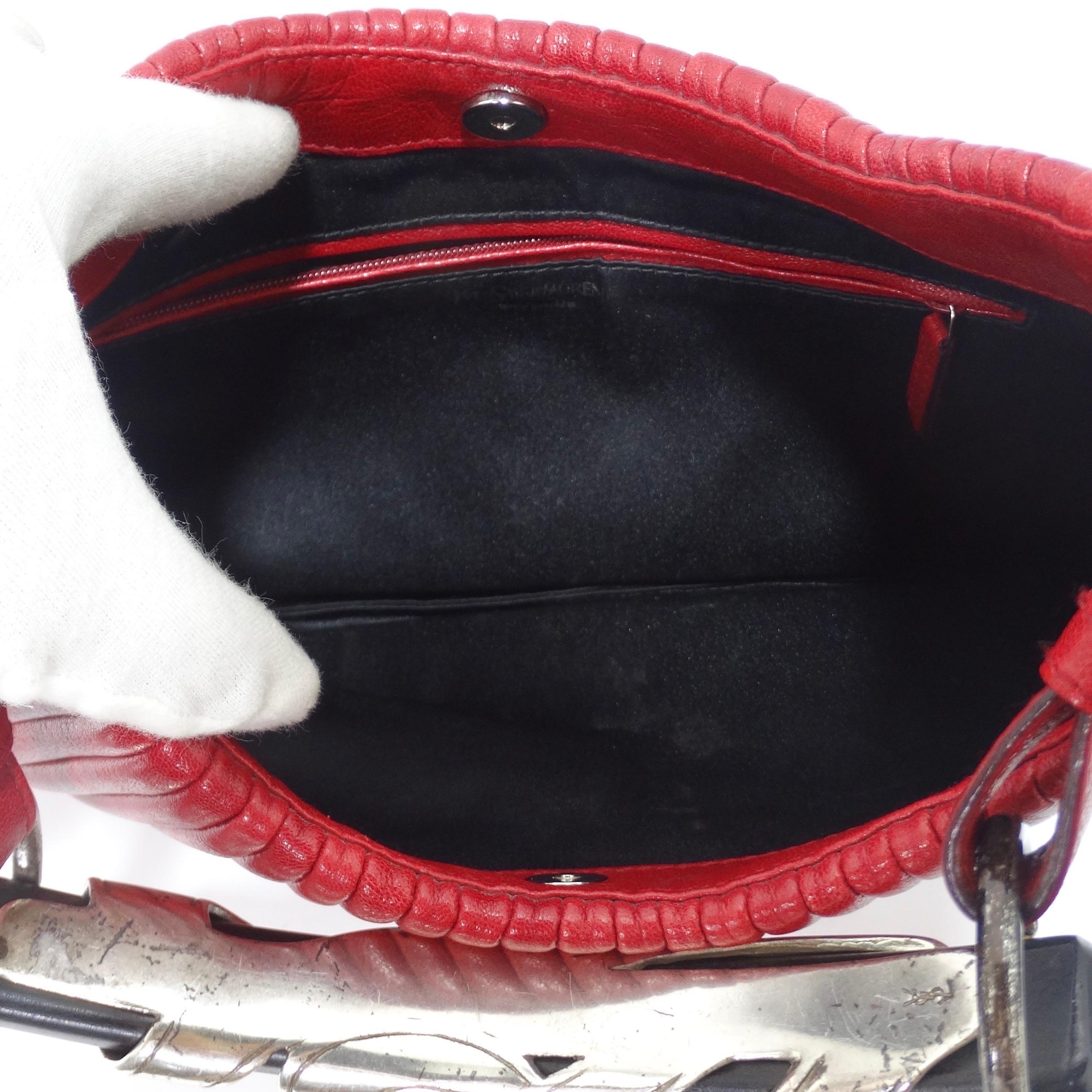 Tom Ford for Yves Saint Laurent Rive Gauche Mombosa Leather Handbag 2