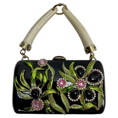 Bolso de mano Tom Ford for Yves Saint Laurent Rive Gauche S/S 2004 esmaltado con joyas