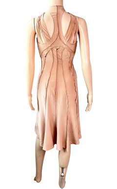 Tom Ford for Yves Saint Laurent YSL S/S 2003 Runway Cutout Silk Dress