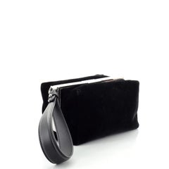 Tom Ford Frame Box Wristlet Clutch Velvet with Crystals Small