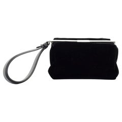 Tom Ford Frame Box Wristlet Clutch Velvet with Crystals Small