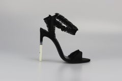 Tom Ford Frayed Satin Sandals Eu 38 Uk 5 Us 8