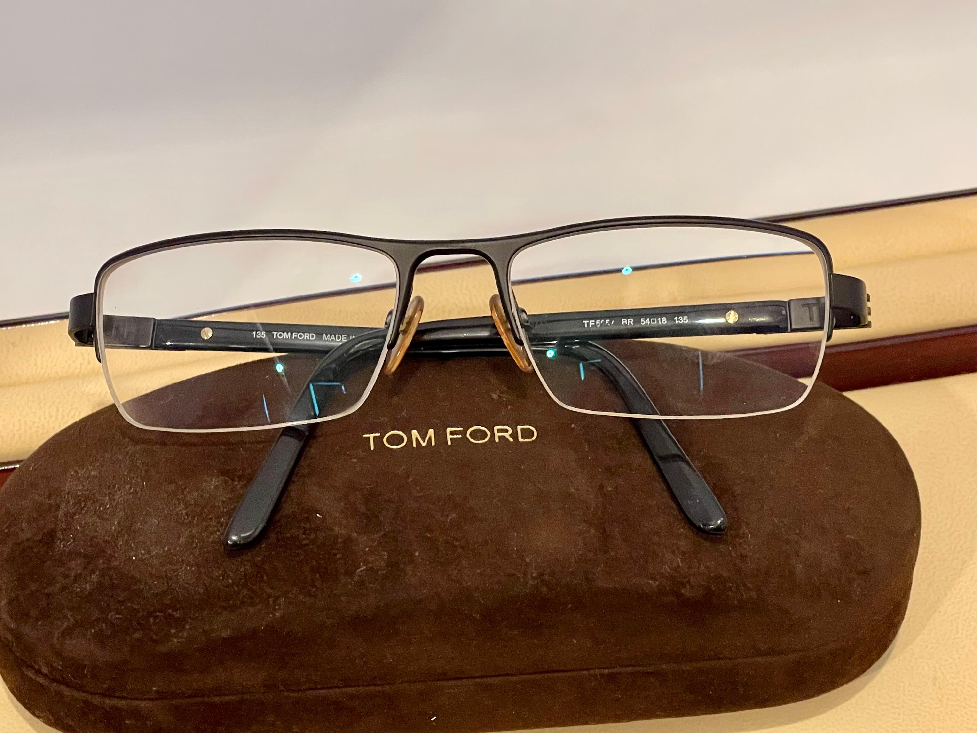 Tom Ford FT 5056 Rectangle Eyeglasses Solstice Sunglasses With Box en vente 5