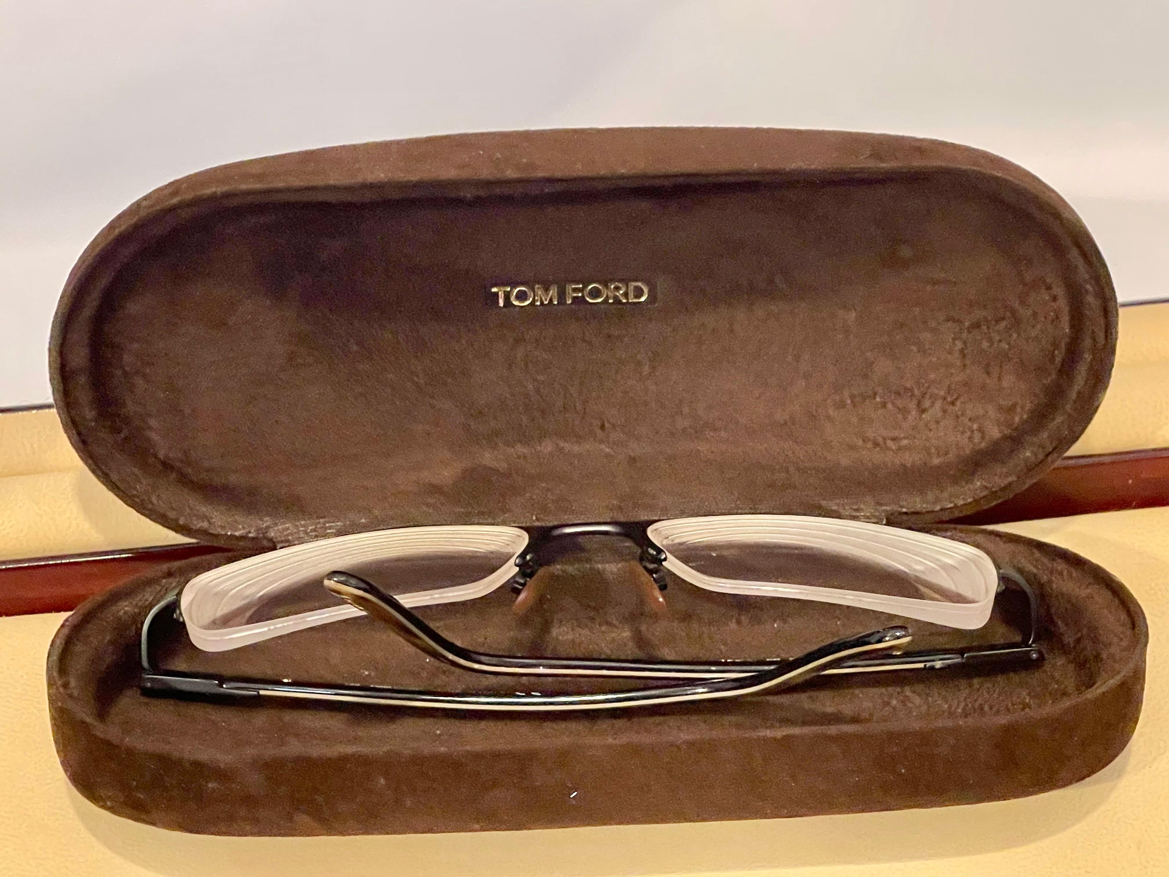 Tom Ford FT 5056 Rectangle Eyeglasses Solstice Sunglasses With Box en vente 3