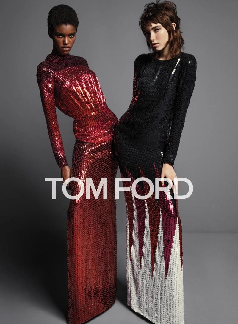 Robe entièrement pailletée Tom Ford, automne-hiver 2016 en vente 7