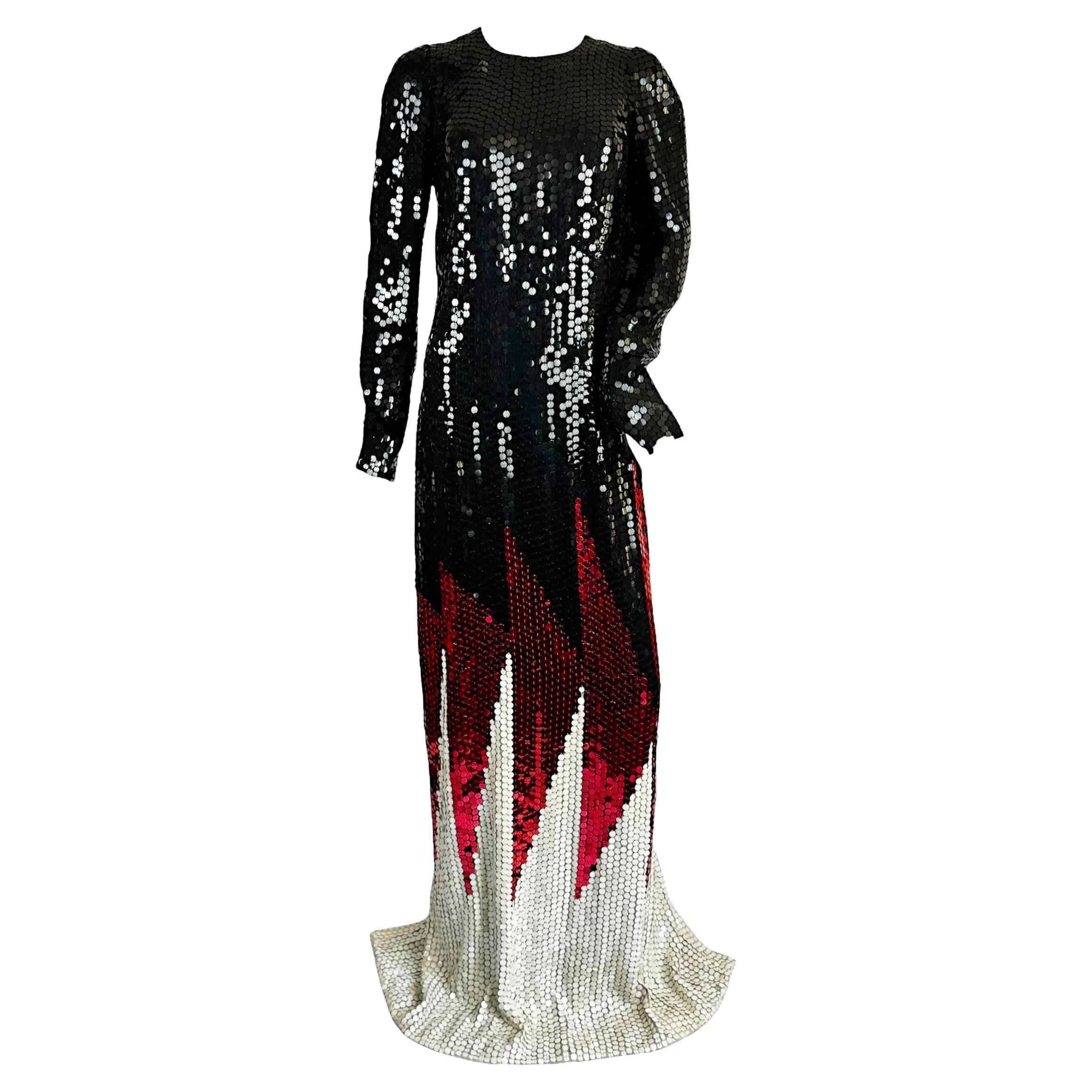 Robe entièrement pailletée Tom Ford, automne-hiver 2016