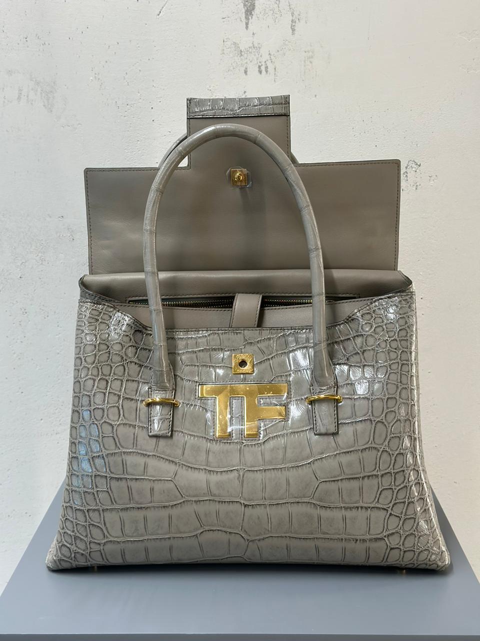 Tom Ford Grey Crocodile Model L0683T-ALD-WTP / Year, 2015 1