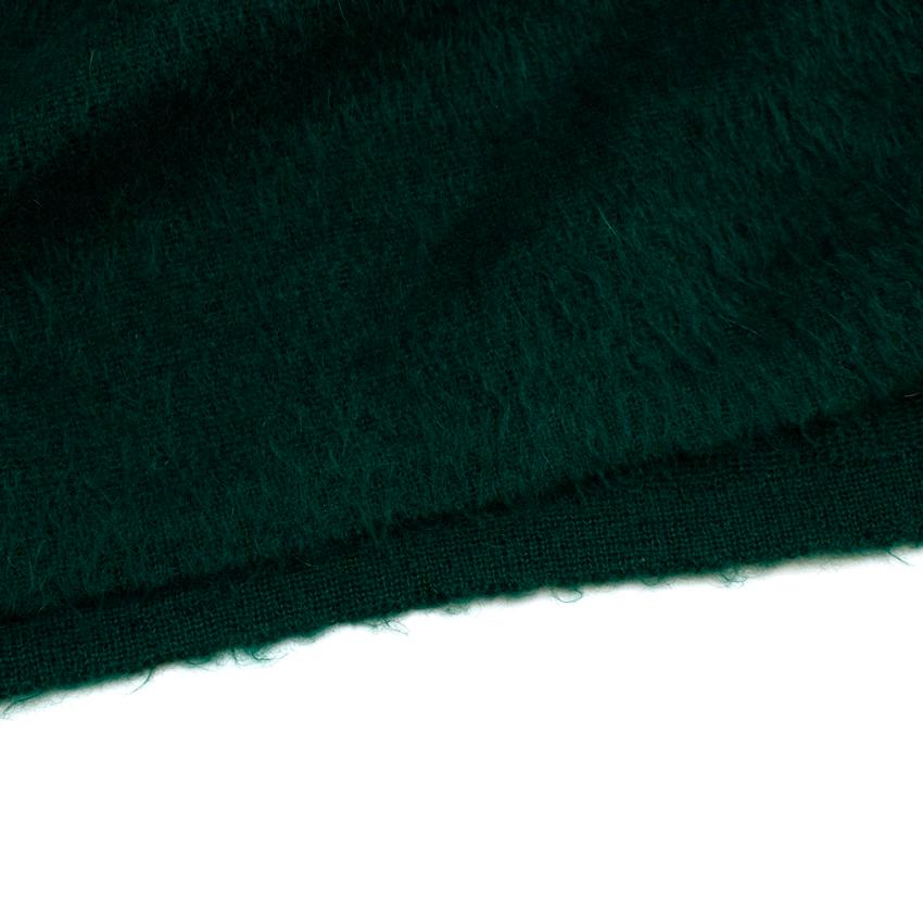 Women's or Men's Tom Ford Green Mohair blend V Neck Oversized Knit Sweater - Size M