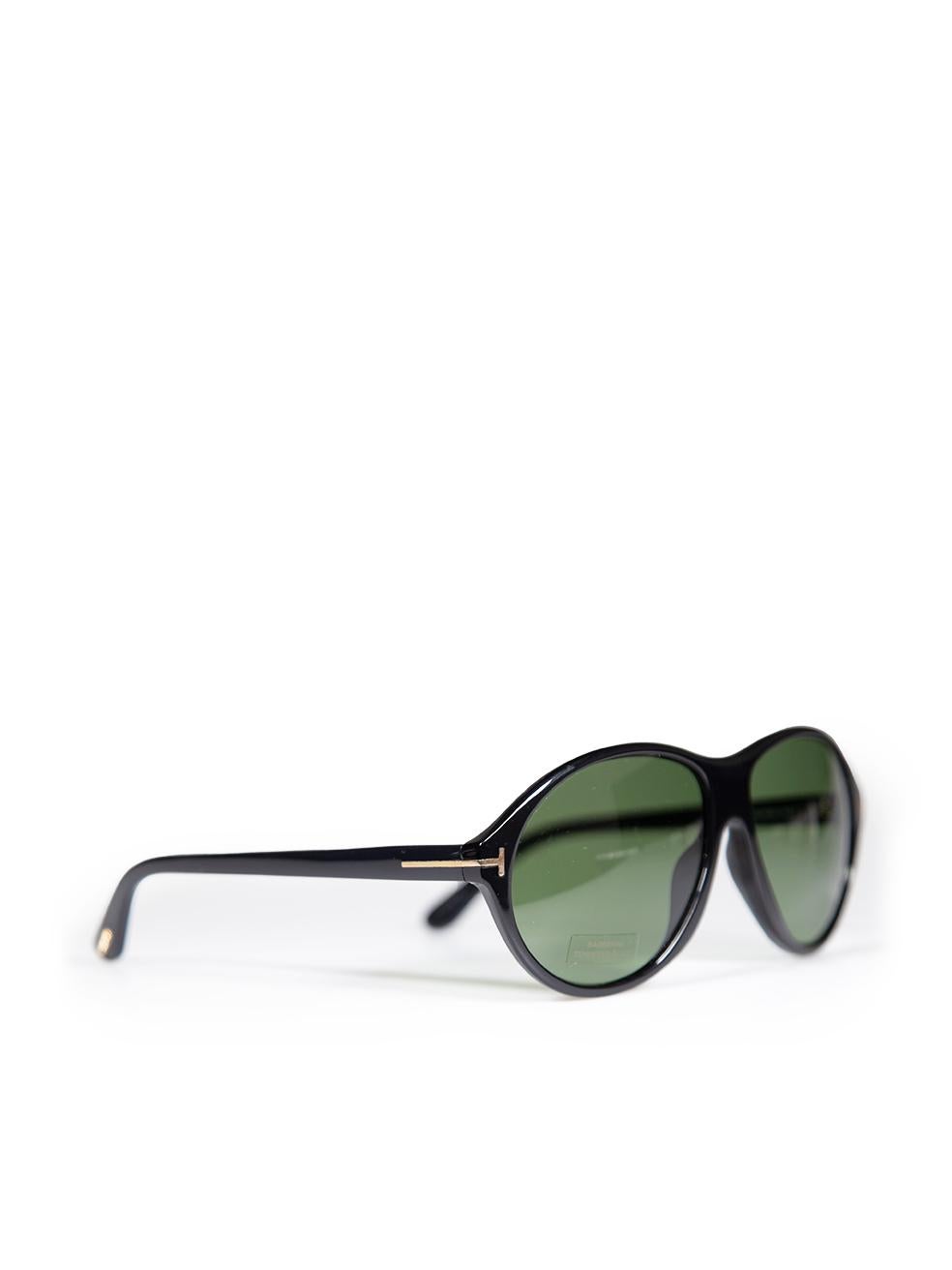Tom Ford Green Round Tyler Sunglasses In New Condition For Sale In London, GB