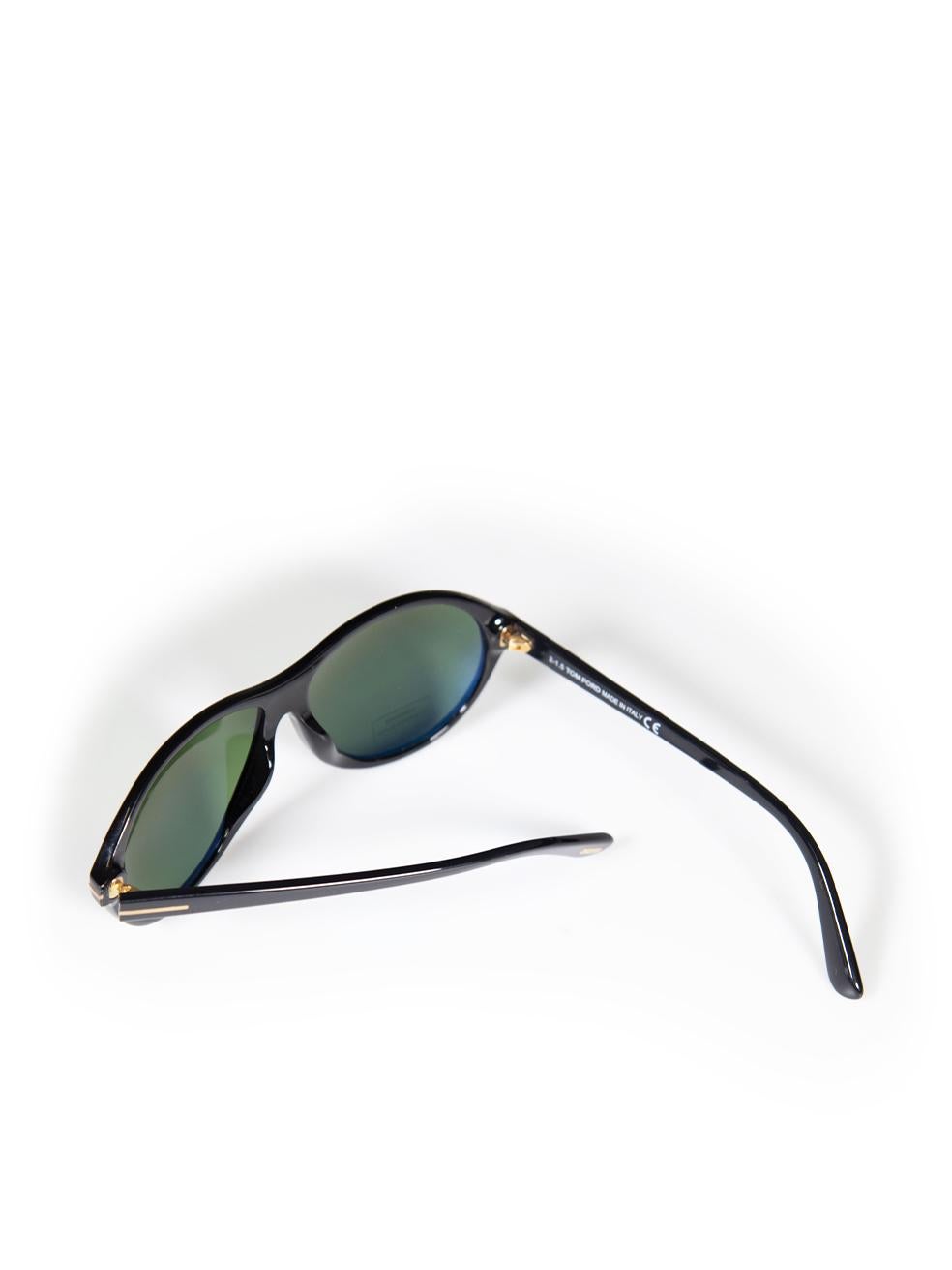 Tom Ford Green Round Tyler Sunglasses For Sale 3