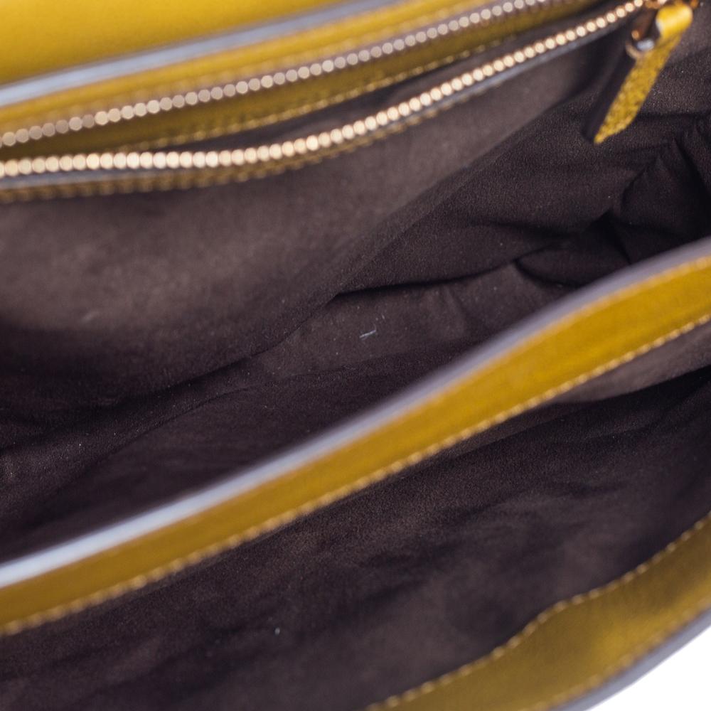 Brown Tom Ford Green Suede and Leather Medium Natalia Shoulder Bag