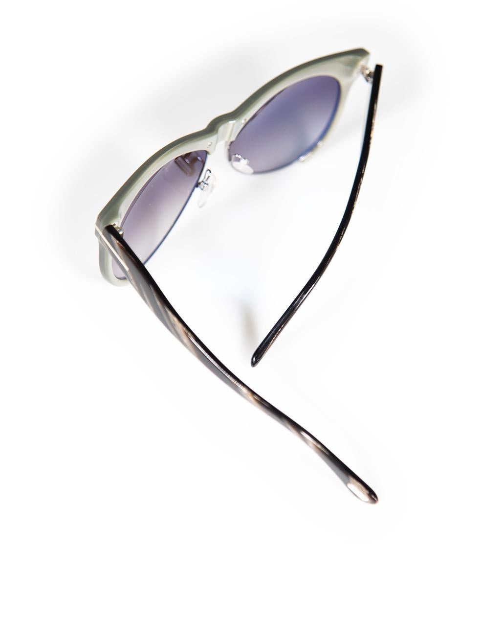 Tom Ford Grey Bronze Leona Round Sunglasses For Sale 3