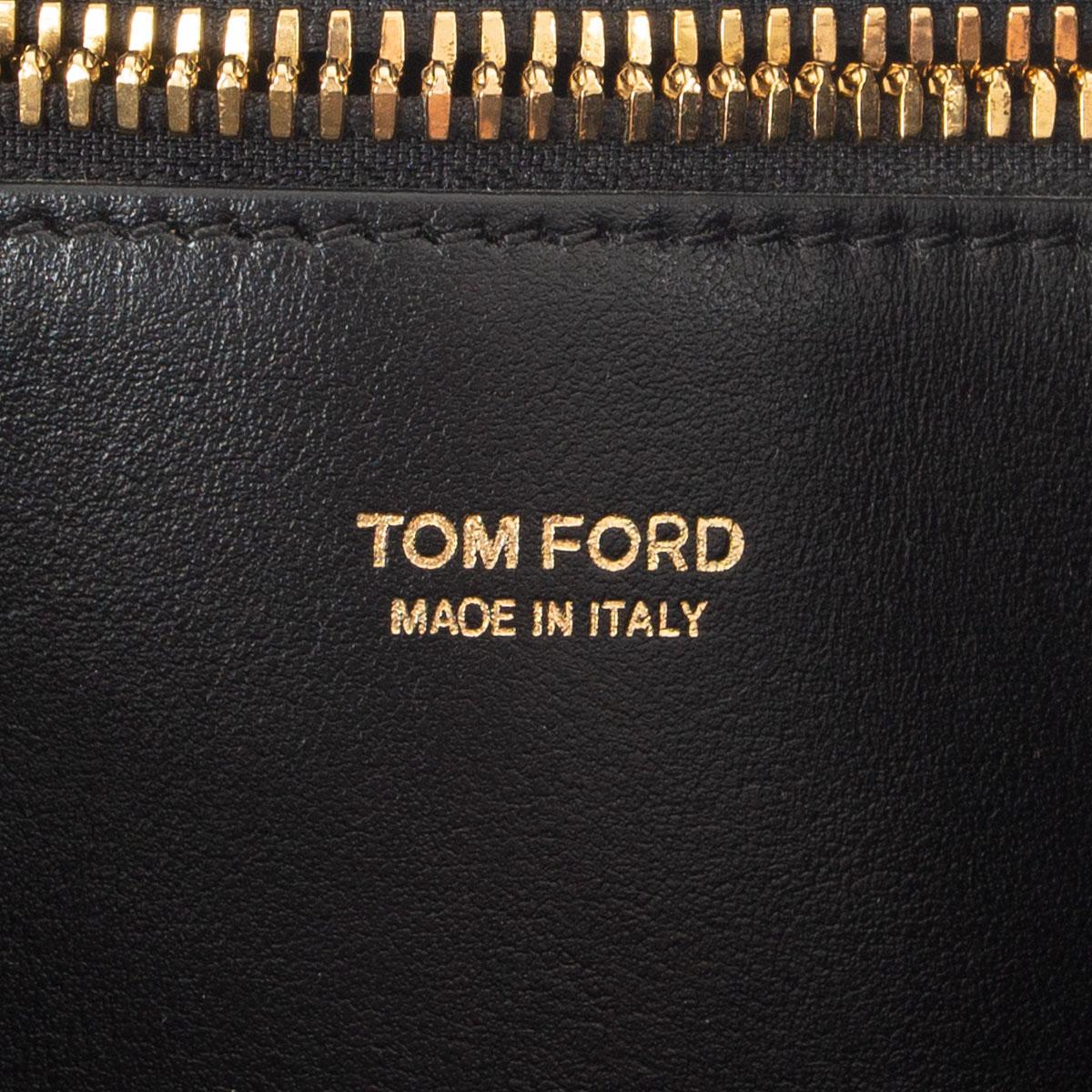 TOM FORD grey calf hair FISHERMAN HOOK HOBO Shoulder Bag 2