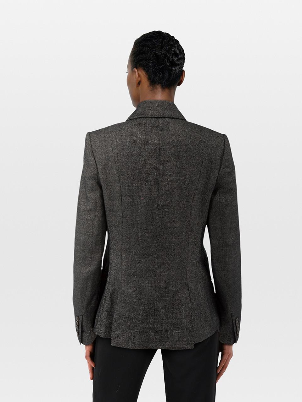 CONDITION is Very Good. Hardly any visible wear to the blazer is evident on this used Tom Ford designer resale item.
 
 
 
 Details
 
 
 Grey
 
 Wool
 
 Blazer
 
 Single breasted
 
 Button up fastening
 
 Shoulder pads
 
 2x Front pockets
 
 2x