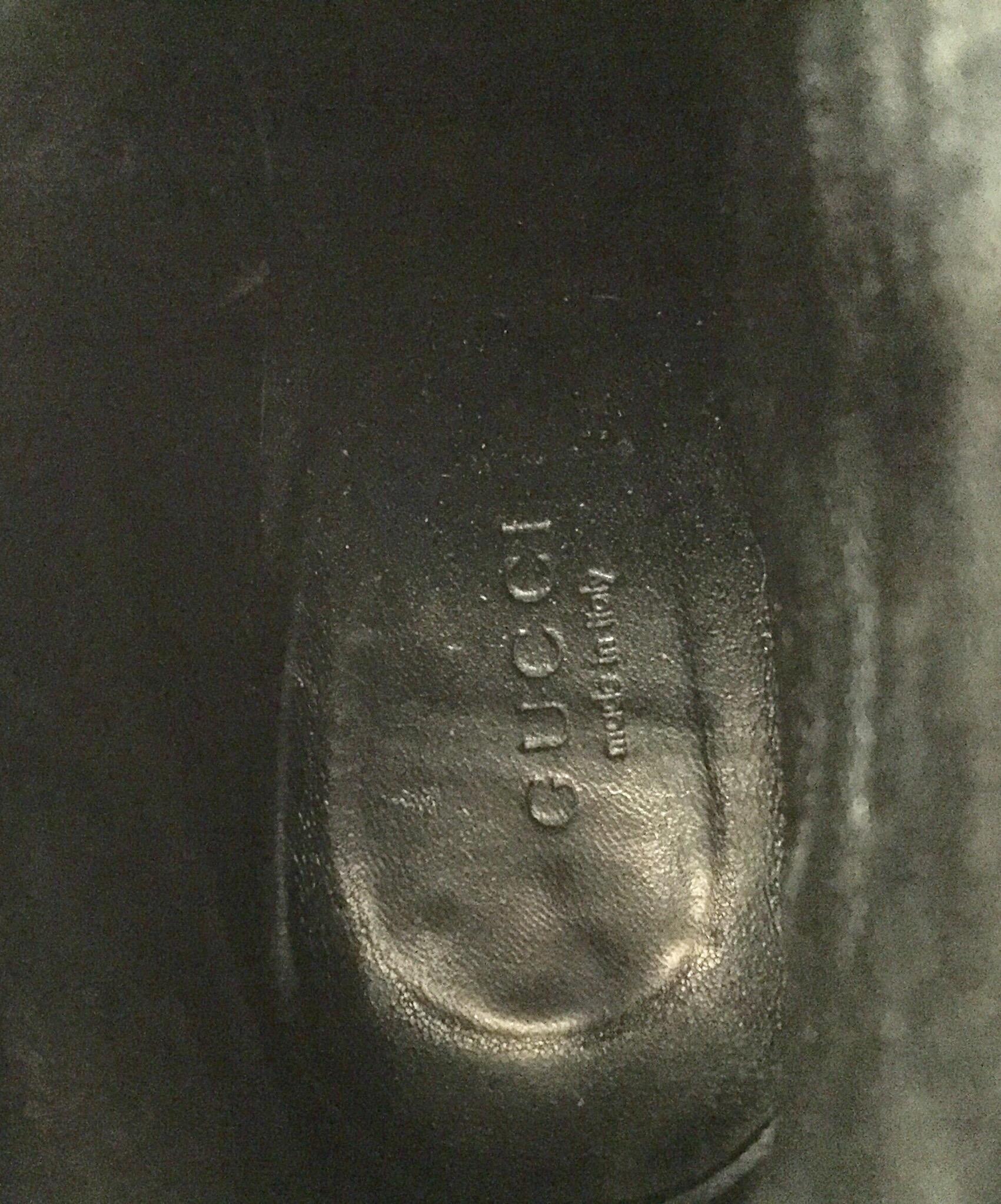 Tom Ford GUCCI Black Leather Boots 1999 For Sale 6