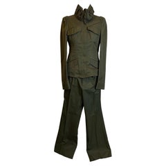 Tom Ford Gucci suit, 2000s military green