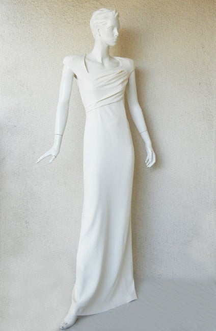 Gray Tom Ford/Gwyneth Paltrow Iconic Oscar Gown & Cape  New! For Sale
