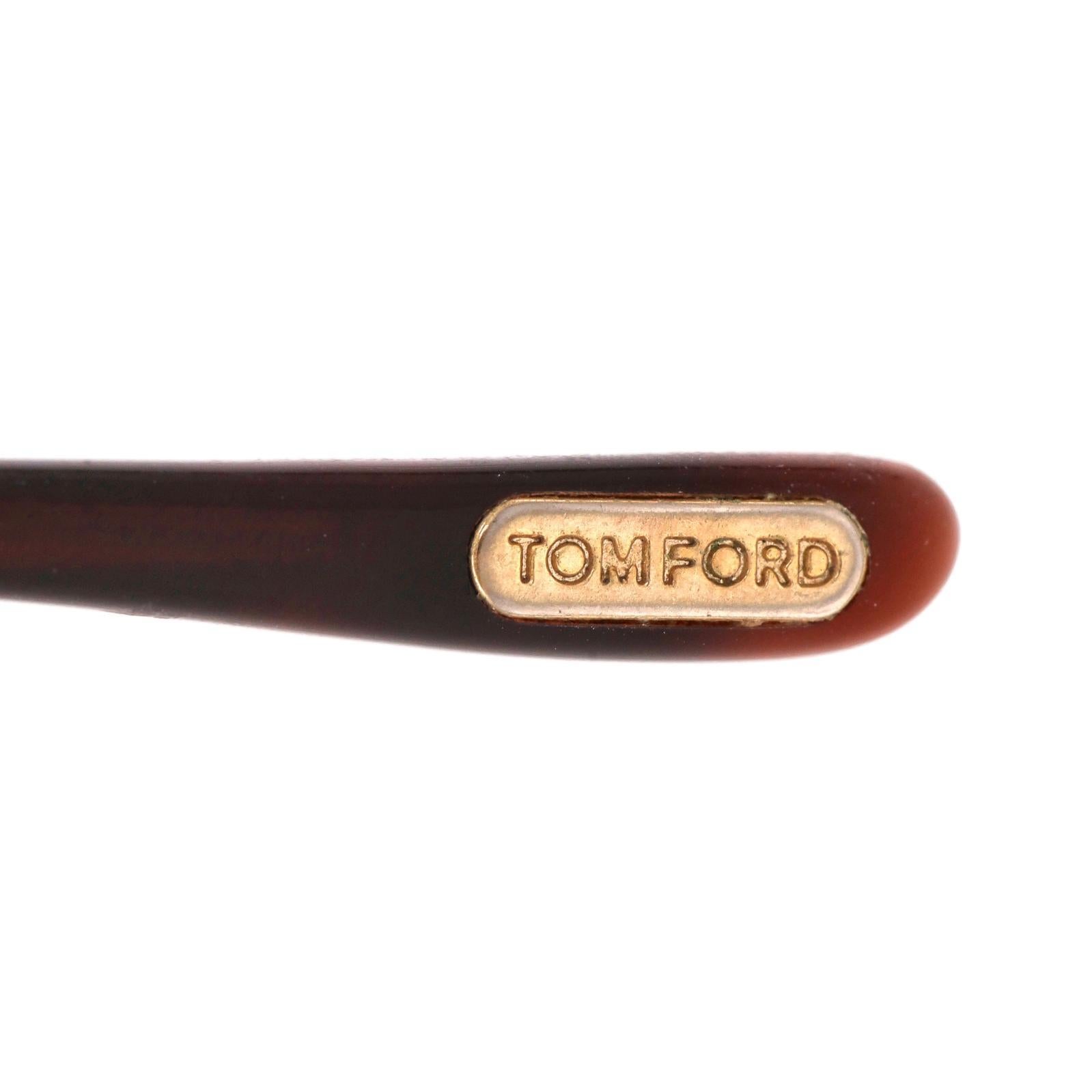 Tom Ford Hunter Aviator-Sonnenbrille mit verspiegelten Gläsern im Angebot 1