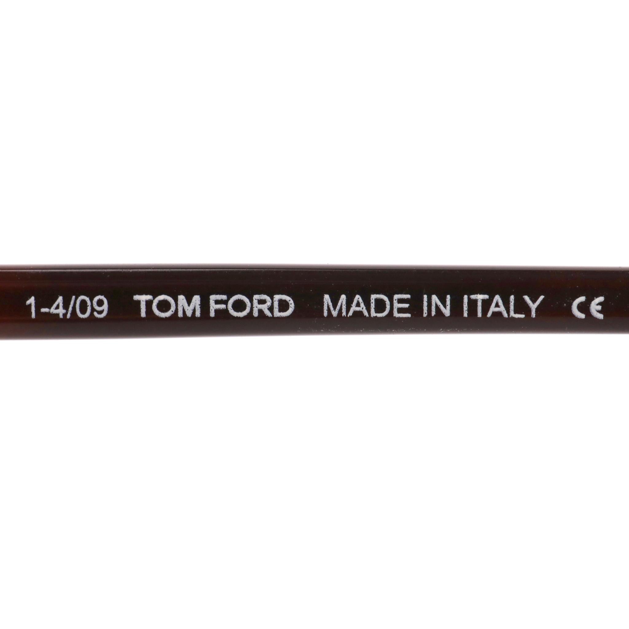 Tom Ford Hunter Aviator-Sonnenbrille mit verspiegelten Gläsern im Angebot 2