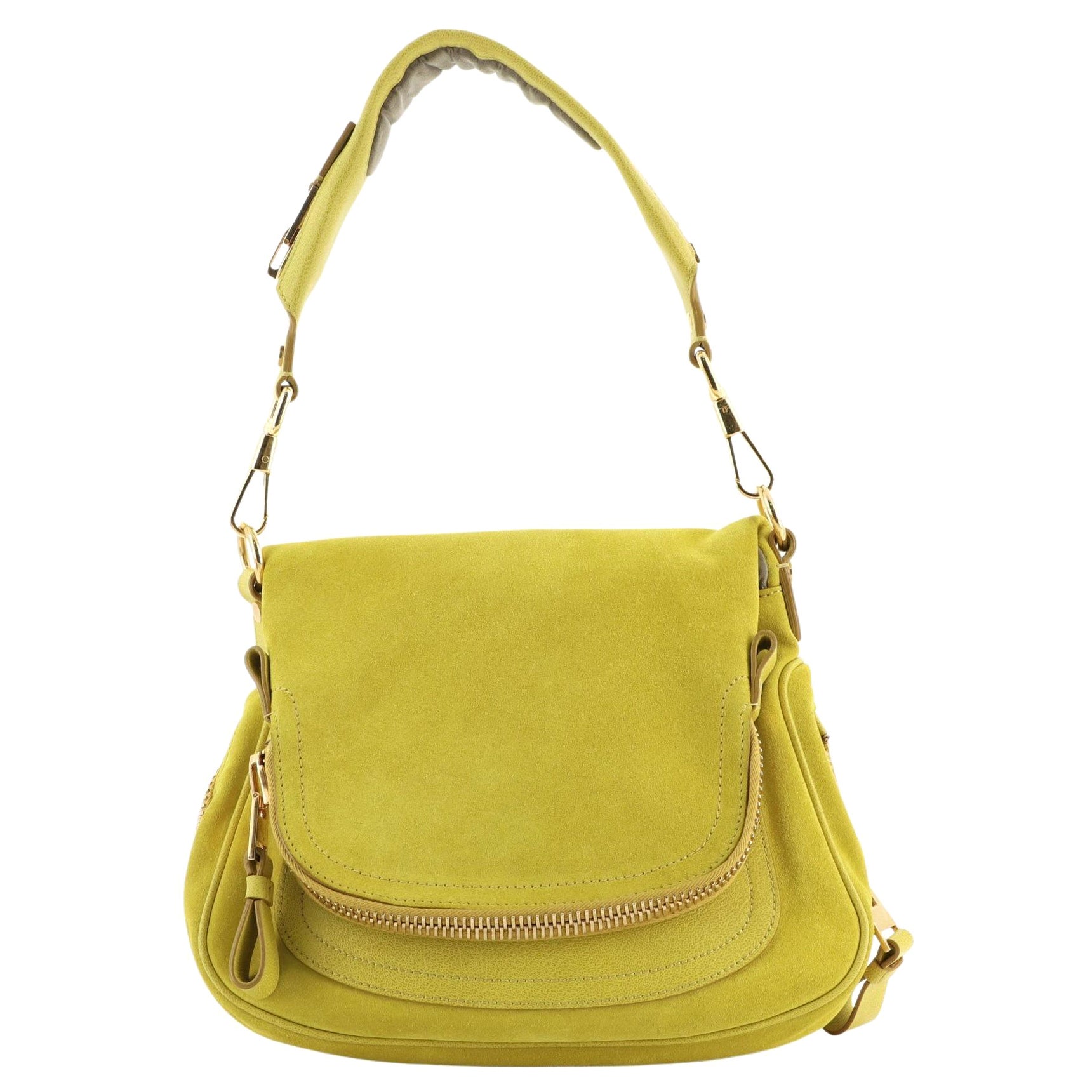 Tom Ford Jennifer Crossbody Bag Suede Medium