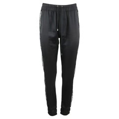 Tom Ford Lace Trimmed Silk Tapered Pants It 38 Uk 6