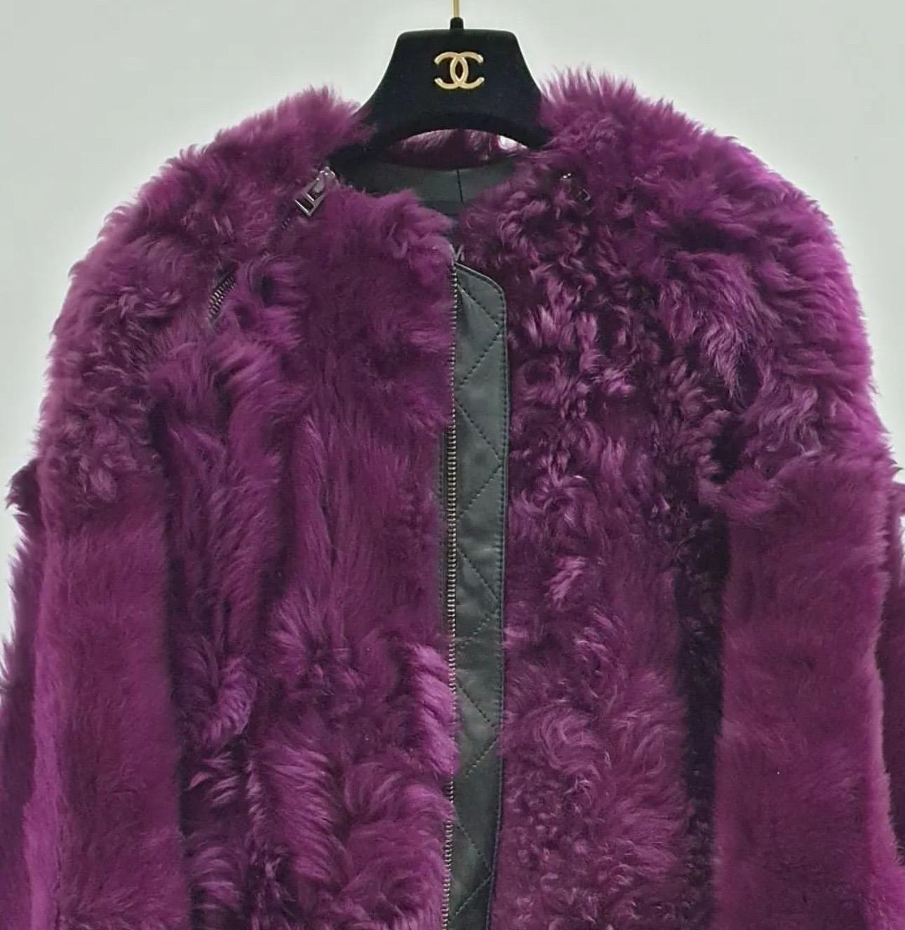 Women's TOM FORD Lamb Fur Chubby Bomber Jacket For Sale