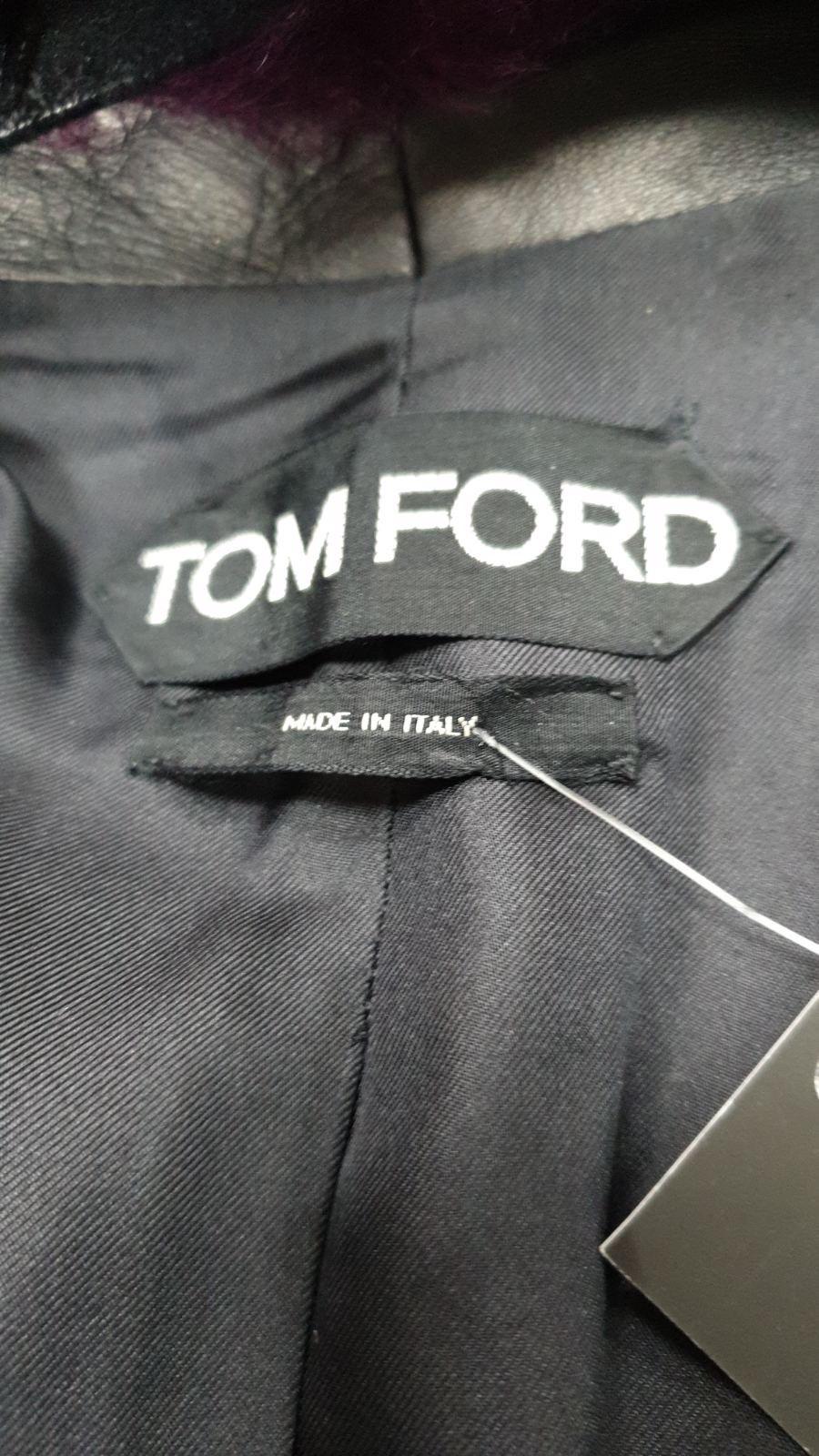 Tom Ford Giacca Bomber in pelliccia di agnello Sz.38 in vendita 3