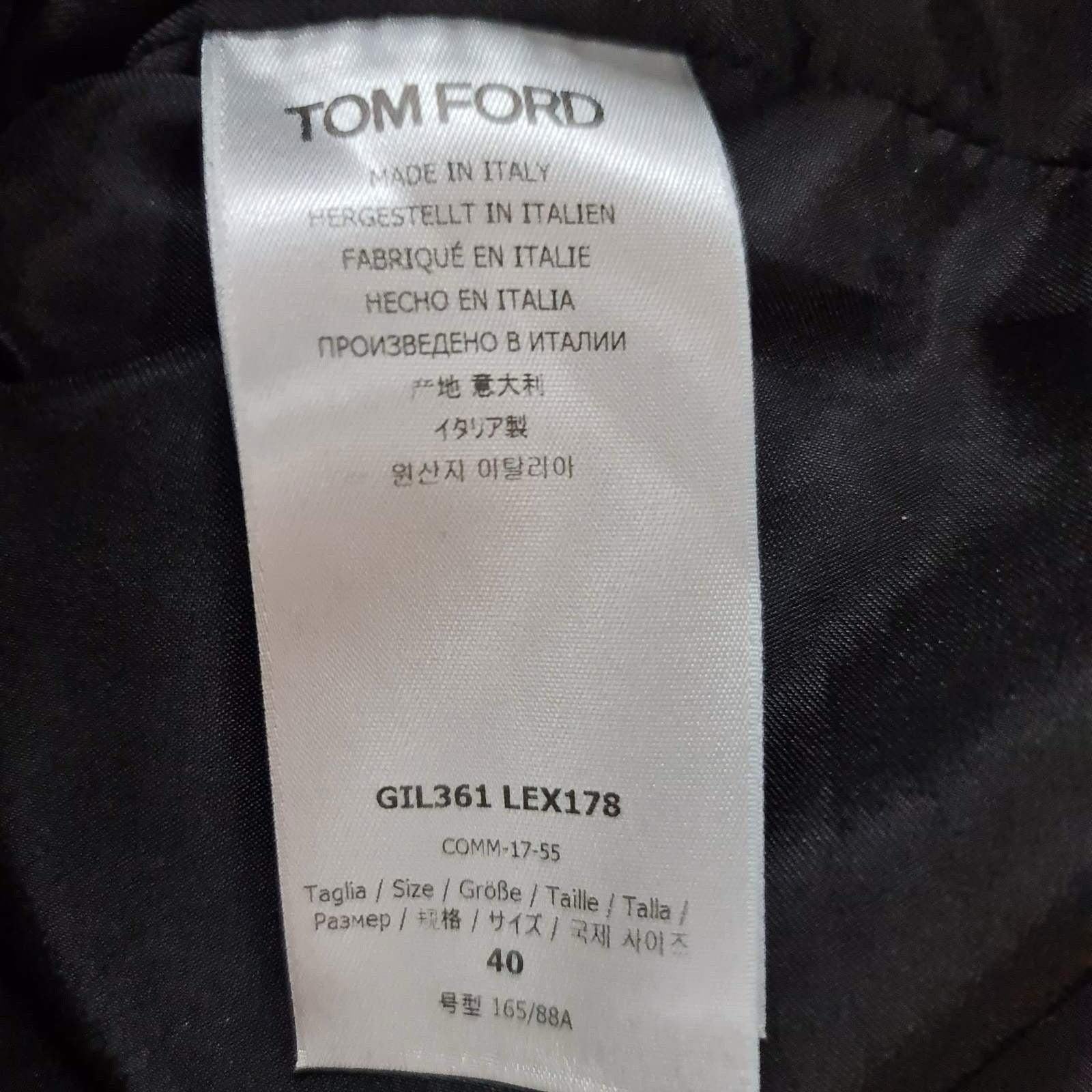 Tom Ford Lamm Leder Biker Jacke Sz.40 im Angebot 1