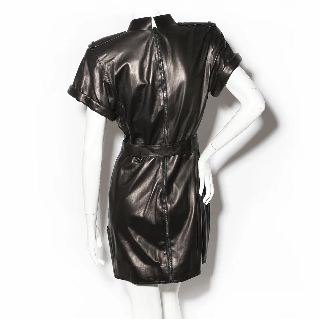 tom ford leather dress