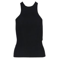 Tom Ford - Top en tricot extensible garni de cuir Xxsmall